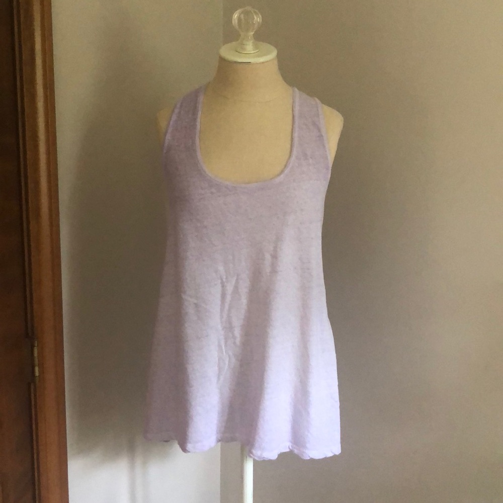 Anthropologie Purple Swing Tank XL